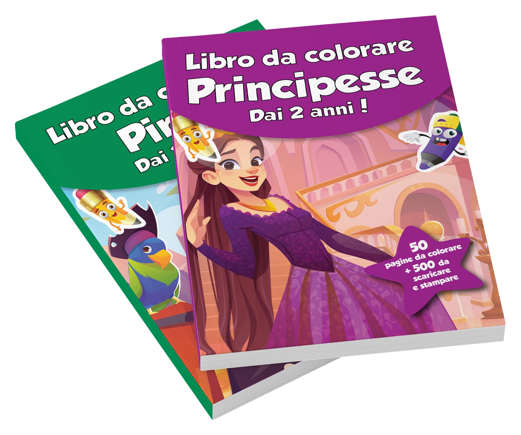 Disegni da colorare per bambini CRB principesse