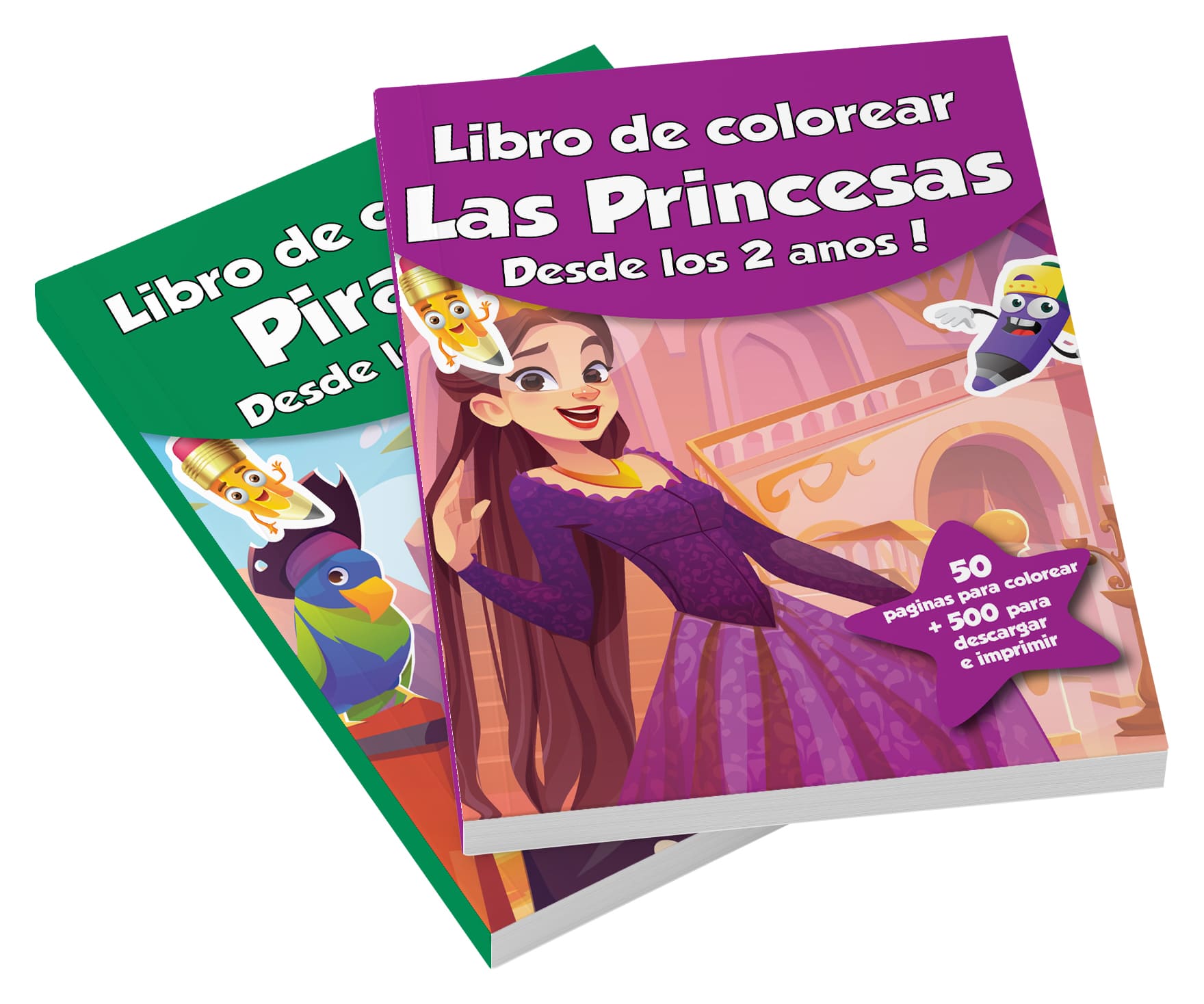 Dibujos para colorear de CRB para niños princesas