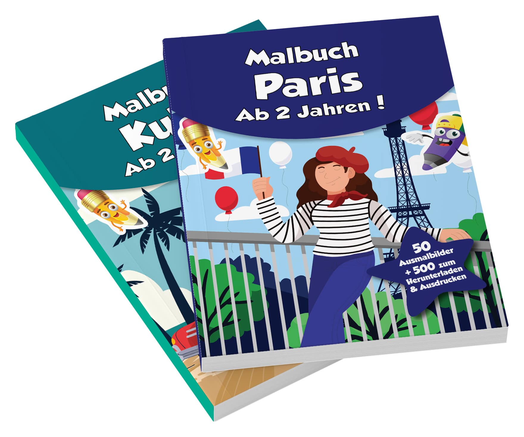 CRB Malbücher Zeichnungen für Kinder Städte