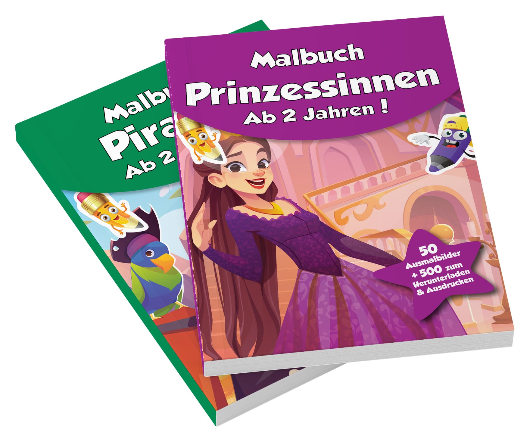 CRB Malbücher Zeichnungen für Kinder Prinzessinnen