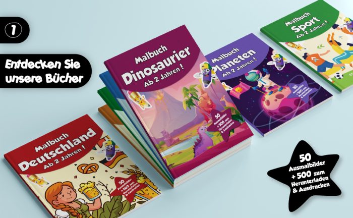 CRB Malbücher Zeichnungen für Kinder sport