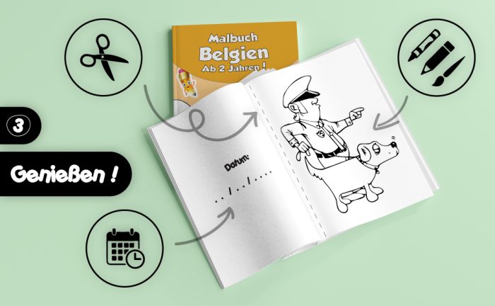 CRB Malbücher Zeichnungen für Kinder Länder